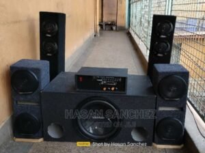 Kenwood Set With Pioneer Tall Boys 3500w