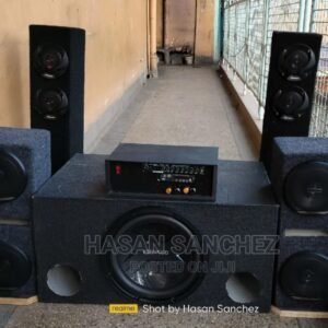 Kenwood Set With Pioneer Tall Boys 3500w
