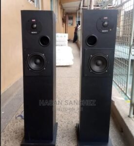 Powerful Tallboys Stereo Speakers 800W With Bullet Tweeters